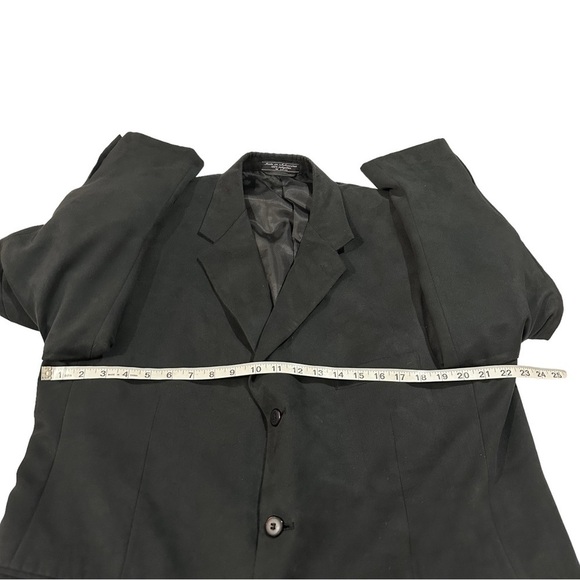 Bert Pulitzer Supra Suede Men Charcoal Grey 3 Button Suit Jacket Sz 46R Soft EUC - Picture 13 of 16